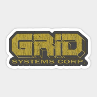 Grid Systems Corp. 1979 Sticker